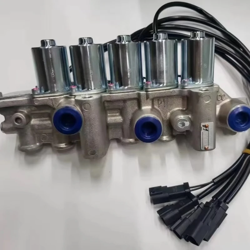 20Y-60-41622   20Y-60-41621 Pilot Solenoid Valve Assembly for  Excavator PC220-8 Solenoid Valve Assembly Components