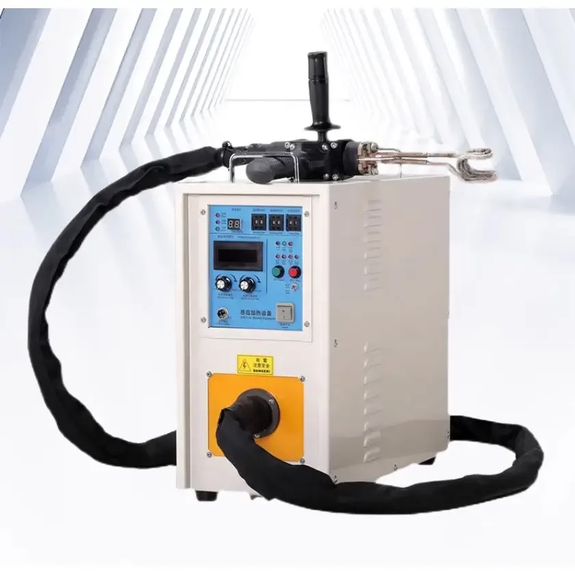 

40KW soft cable Induction heater for copper tube pipe brazing air conditioner pipe copper brass pipe joint tube welding machine