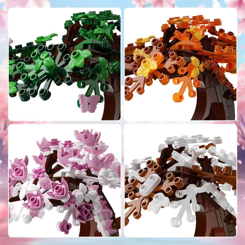 MOC Vier Seizoenen Bonsai Boom - Bonsai Garden Lego recensie en prijs