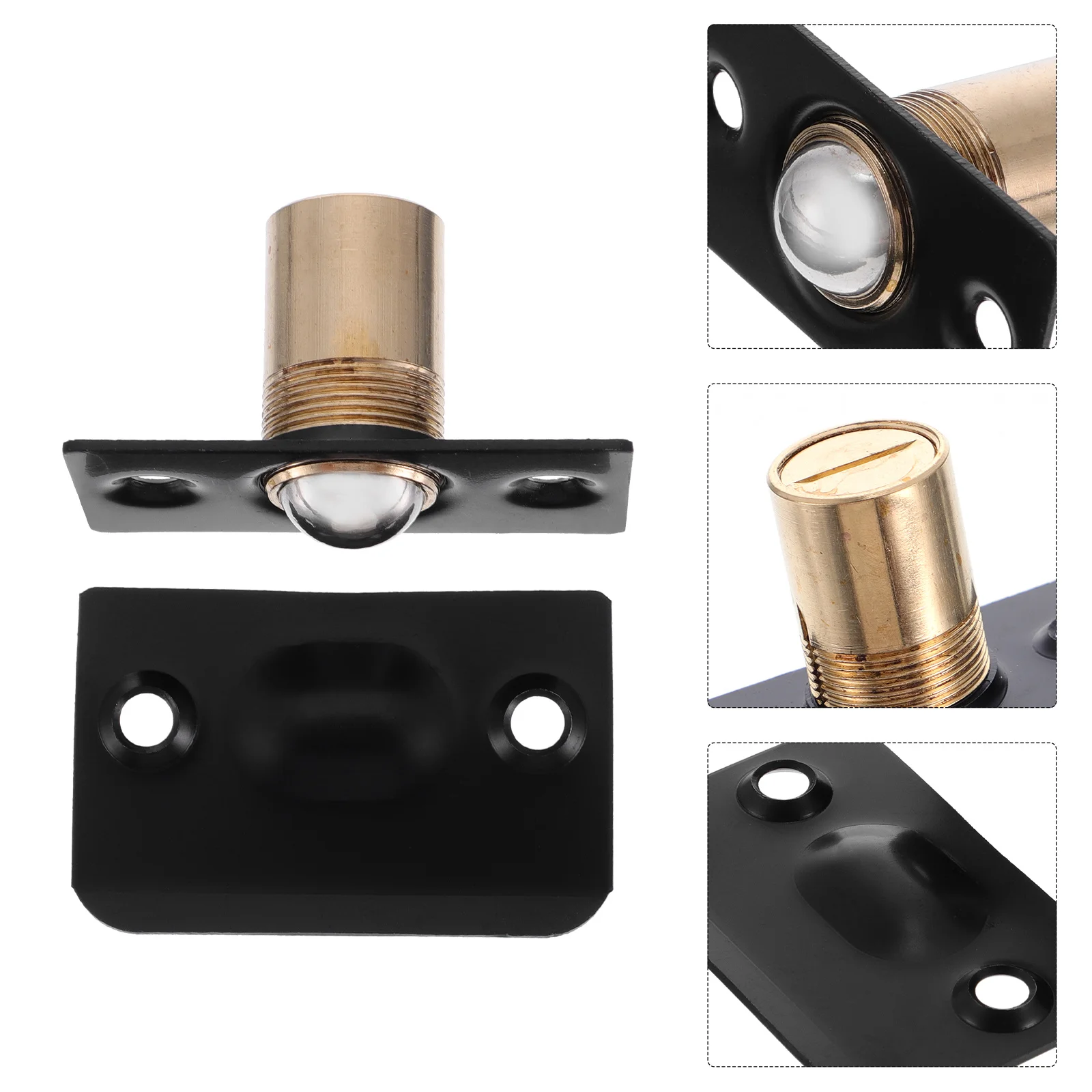 

4Pcs Door Ball Catch Rust-Proof Tough Reliable Closure Portable Door Closet Ball Catch Accessory Closet Accessory