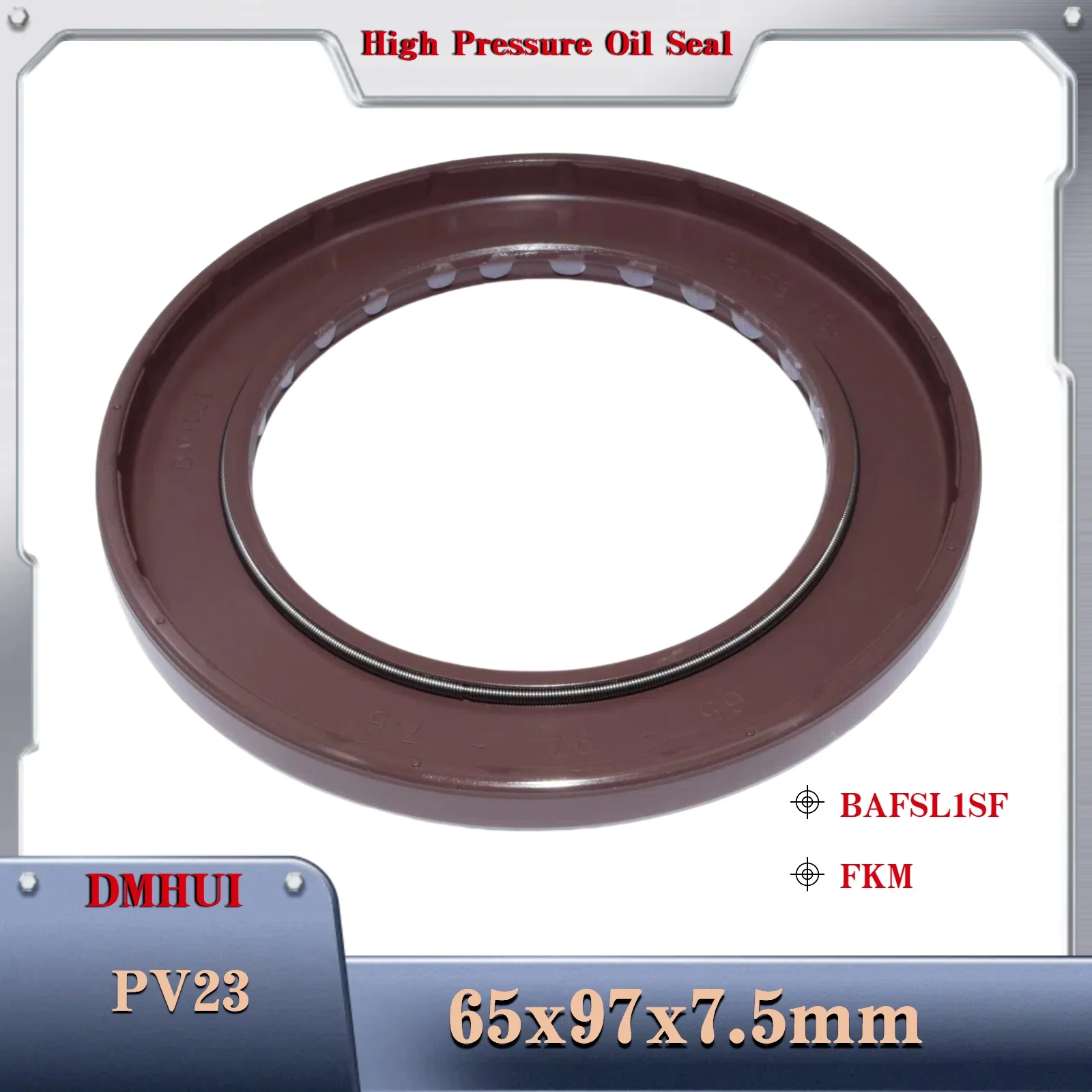 65x97x7.5 For Sauer Danfoss PV23 Hydraulic pumps Rotary shaft oil seal  BAFSL1SF/FKM  Hydraulic Pump/Motor Rotary Shaft Sealing