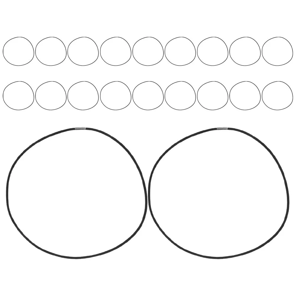 

20Pcs Microphone Shock Clamp Elastic Rubber Bands Replacement Anti-Vibration for Condenser Mic Holder Clamp Accessories