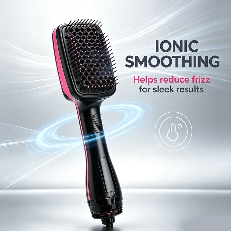 Multi-functional hair dryer brush, hot air comb, portable hair head massage hair dryer, hair drying brush, hair dryer.