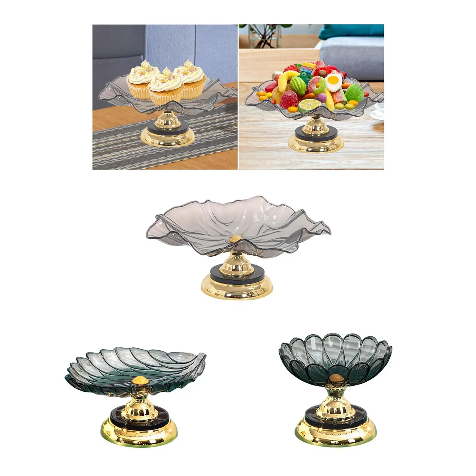 

Fruit Basket Bowl Serving Tray Dessert Snack Display Plate for Food Dessert