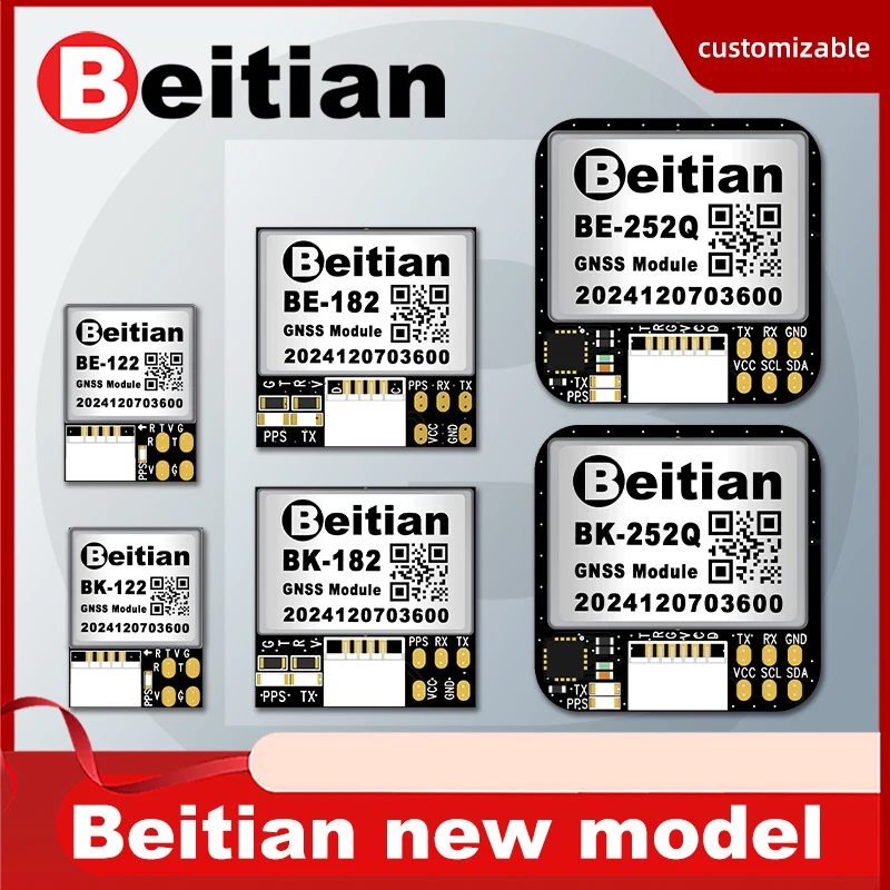 Beitian M9 M10 GNSS GPS antenna receiver module BE-122 BE-182 BE-252Q BK-122 BK-182 BK-252Q