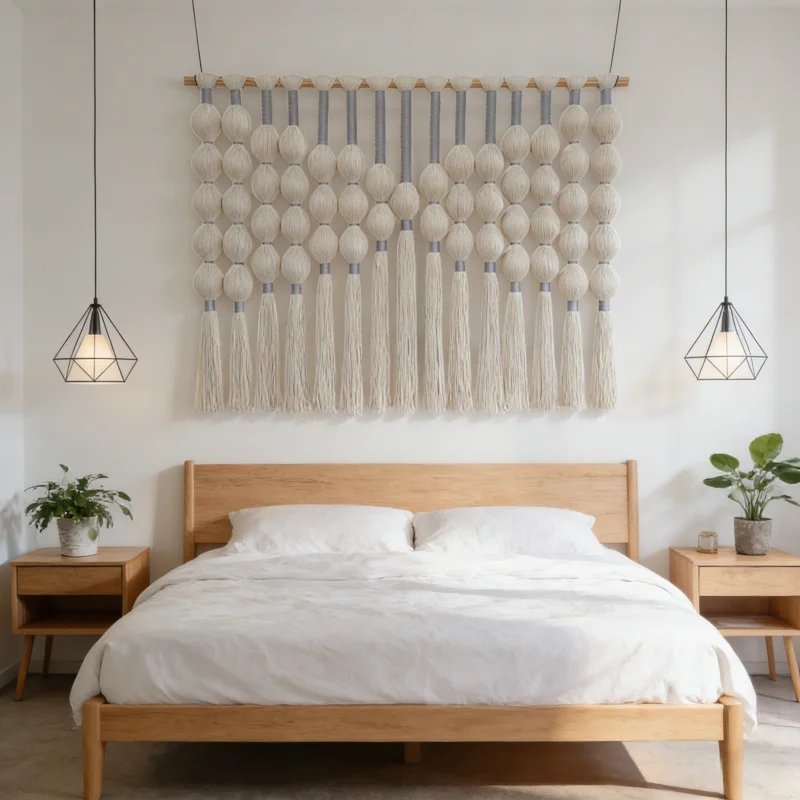 Large Boho Macrame Wall Tapestry Handwoven Hanging Art Decor New Home Gift Woven Wall Hanging For Commercial Space Decoration