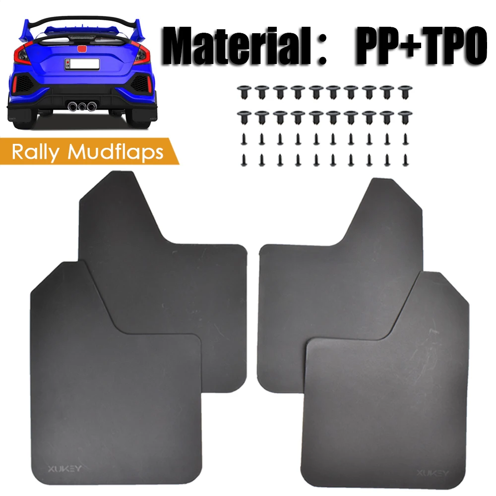 Sport Car Auto Rally/Racing/Wide Front Rear Mud Flaps Splash Guards Flap Mudguard Widen Body Kit Mudflaps 15