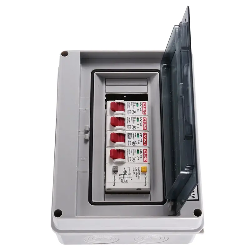 A74E-3 Way Garage Caravan Consumer Unit 63A 30Ma RCD 3MCB 6A+16A+32A 230/400V