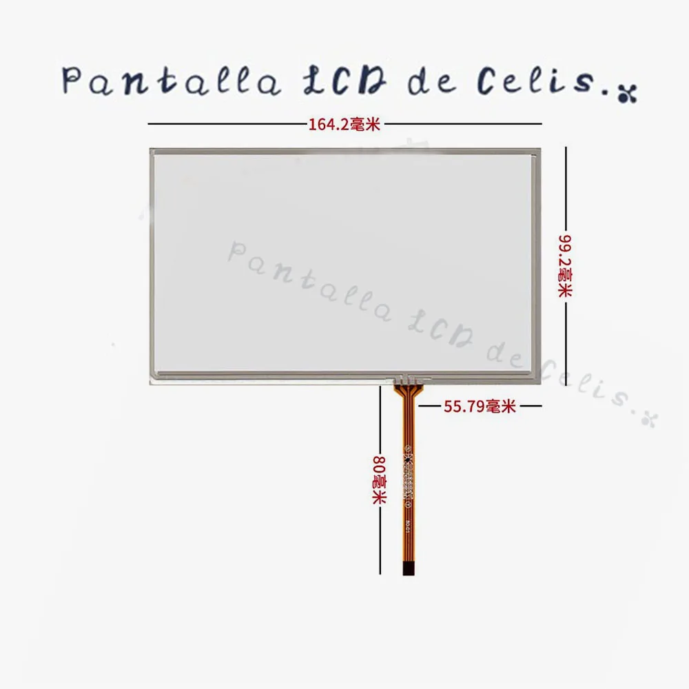 50PIN tela LCD de 7 polegadas 1024*600 display LCD 400 HD brilho interface RGB tela LCD