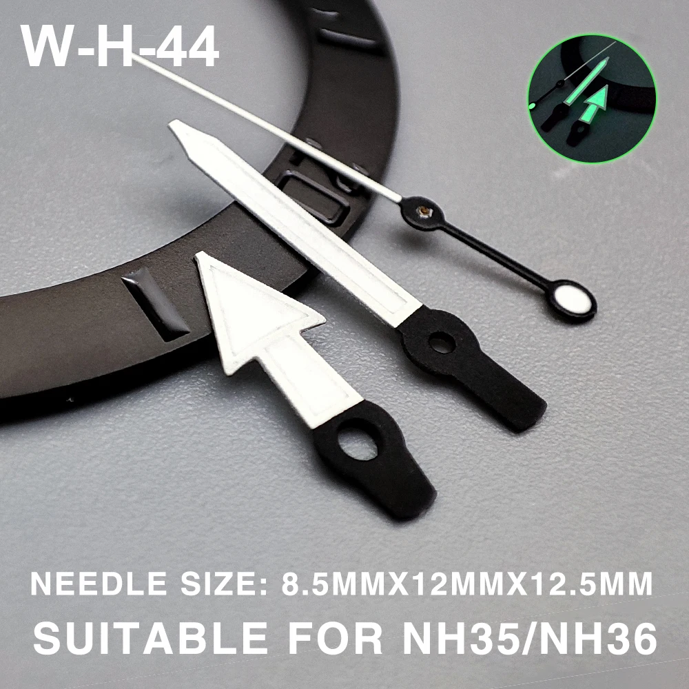 Green Luminous Watch Hands Pointer For NH36/NH35 Automatic Movement Modified 3Pin Needles Watches Accessories