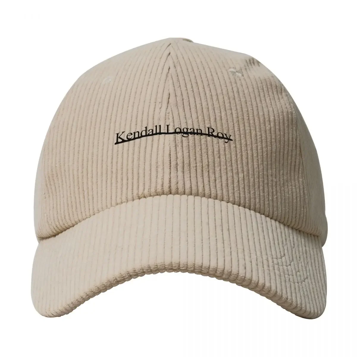 Kendall Logan Roy (underline/cross it out) Corduroy Baseball Cap Trucker Cap Rugby Hood Men Caps Women's