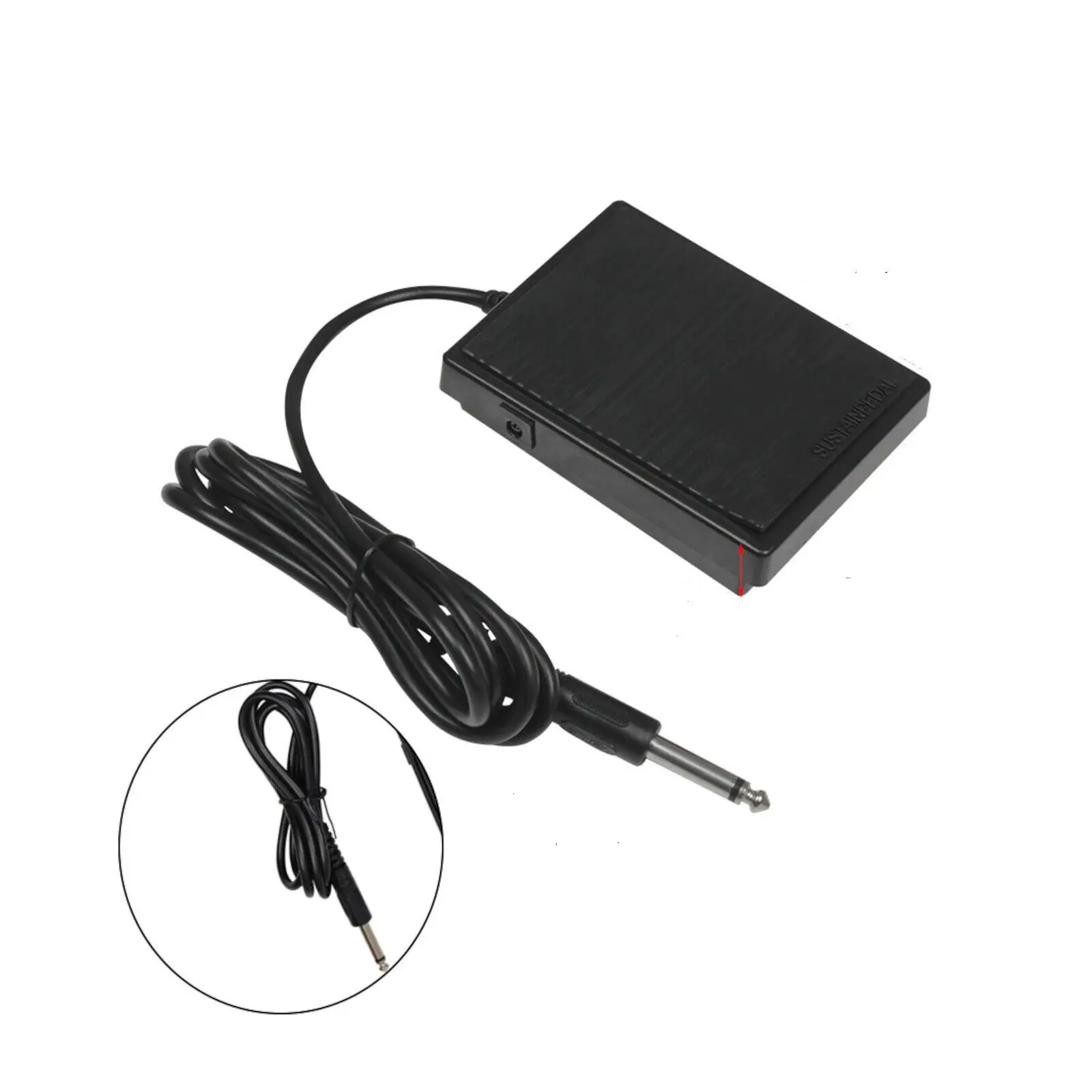 

Universal Compact Sustain Pedal W/polarity Switch Keyboard Piano Accessory for Yamaha Roland Casio - Studio & Stage-Ready Design