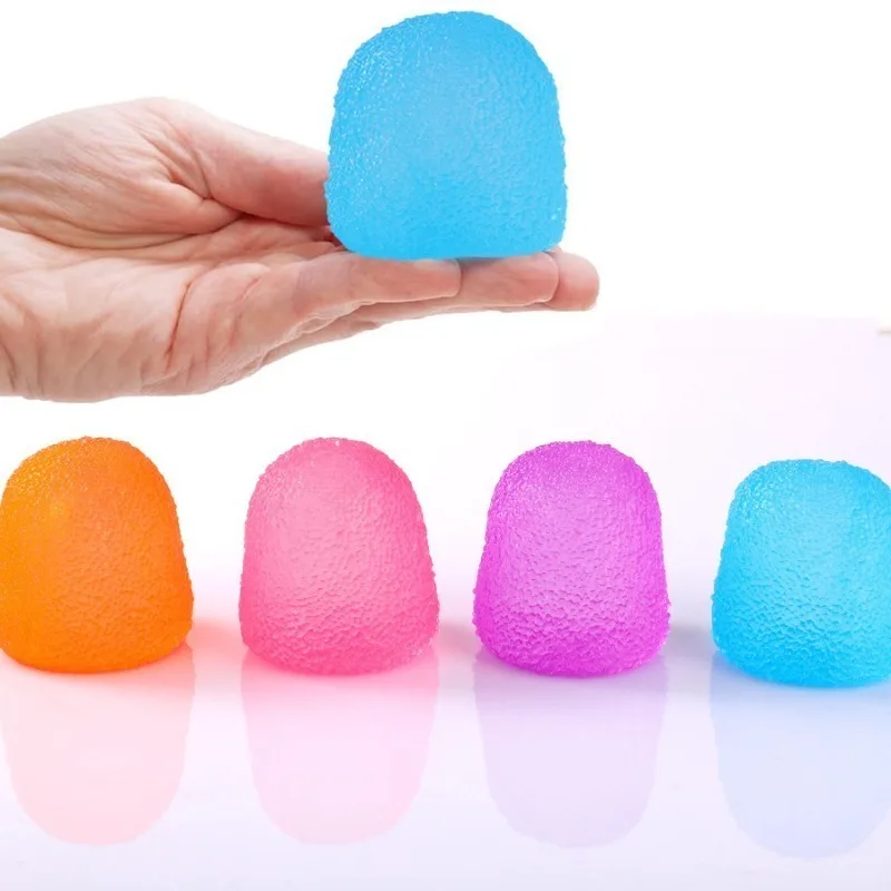 Maltose Candy Squeeze Ball Colorful Water Drop Fidget Toy Elastic Textured Hand Exercise Stress Ball For Autism Anxiety Relief