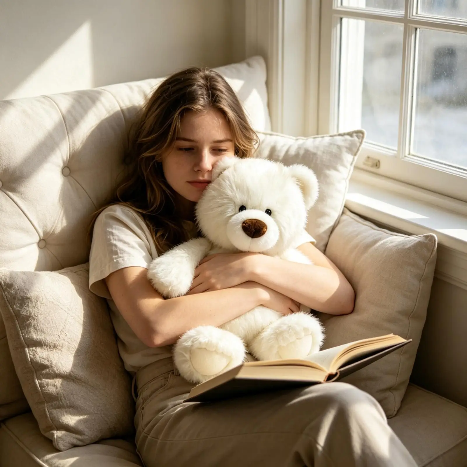Sloth Plush Soft Cute Calming Comfortable Funny Toys 50cm Sheep Stuffed Animal Home Decor For Boys Girls Home Living Room