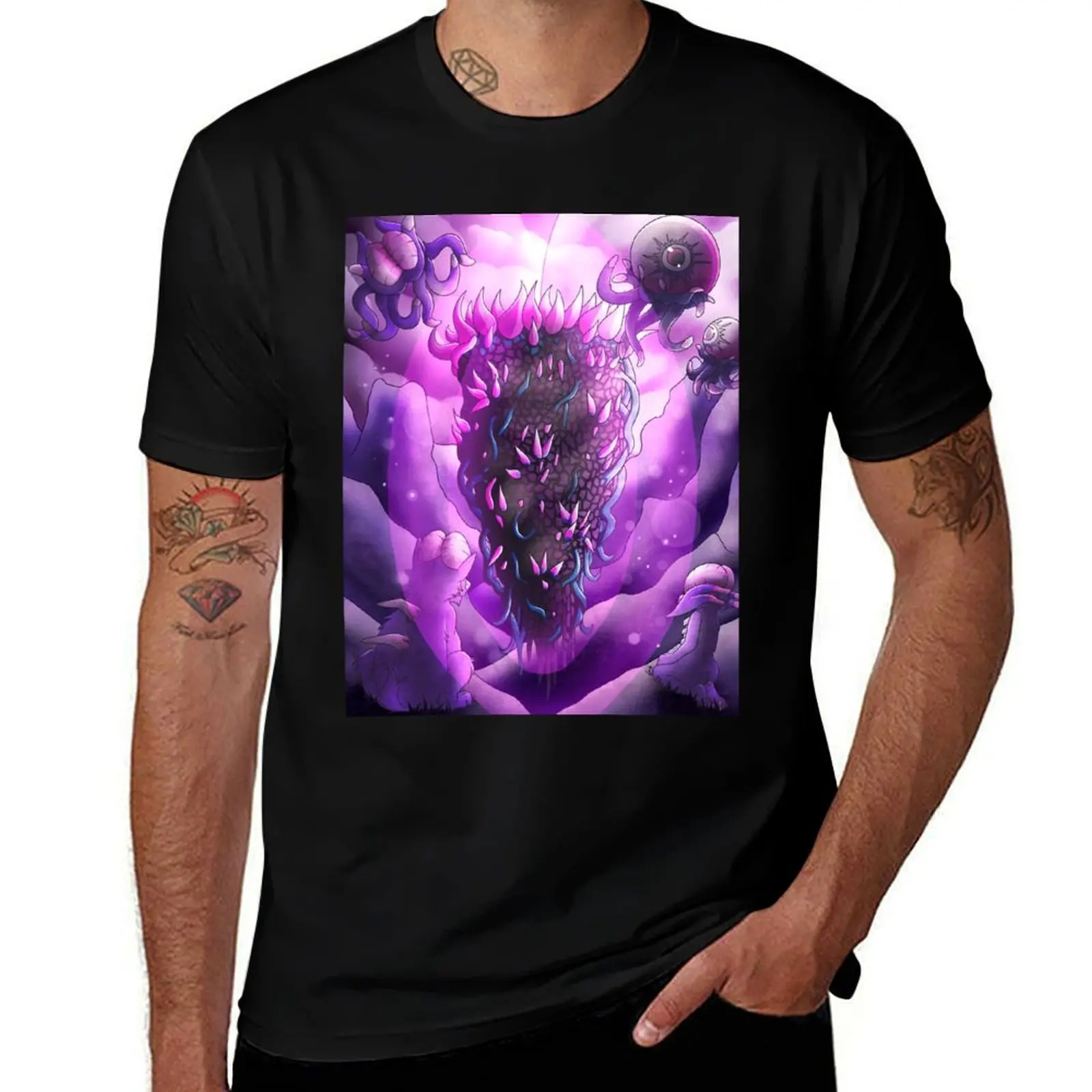 

Nebula Pillar- Terraria (digital) T-Shirt Work Style Casual T-Shirt