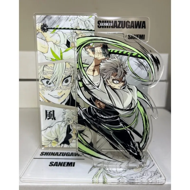 

New Demon Slayer Shinazugawa Sanemi Acrylic Stand Anime Movable Character Peripheral Car Desktop Decoration Model Ornament