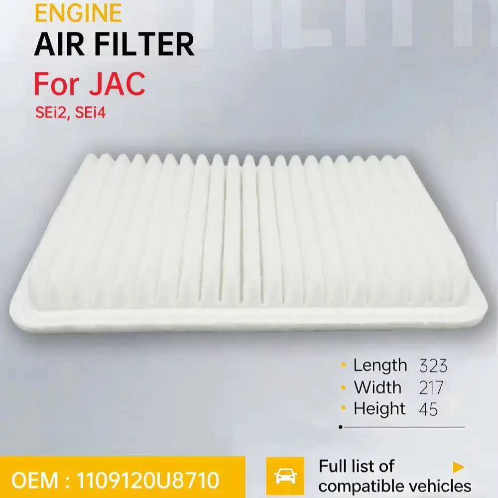 Filtro de aire WESTGUARD para JAC, J3, JAC, SEi2, SEi4, 1.3L, 1.5L, 1.6L, MA5170, 1109120U8710