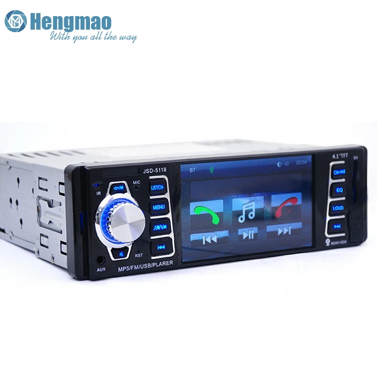 

HENMALL Car Multimedia Player JSD-5118 1 Din 5.1 INCH Touch ​Screen y Android Auto Mirrorlink RDS/AM/FM