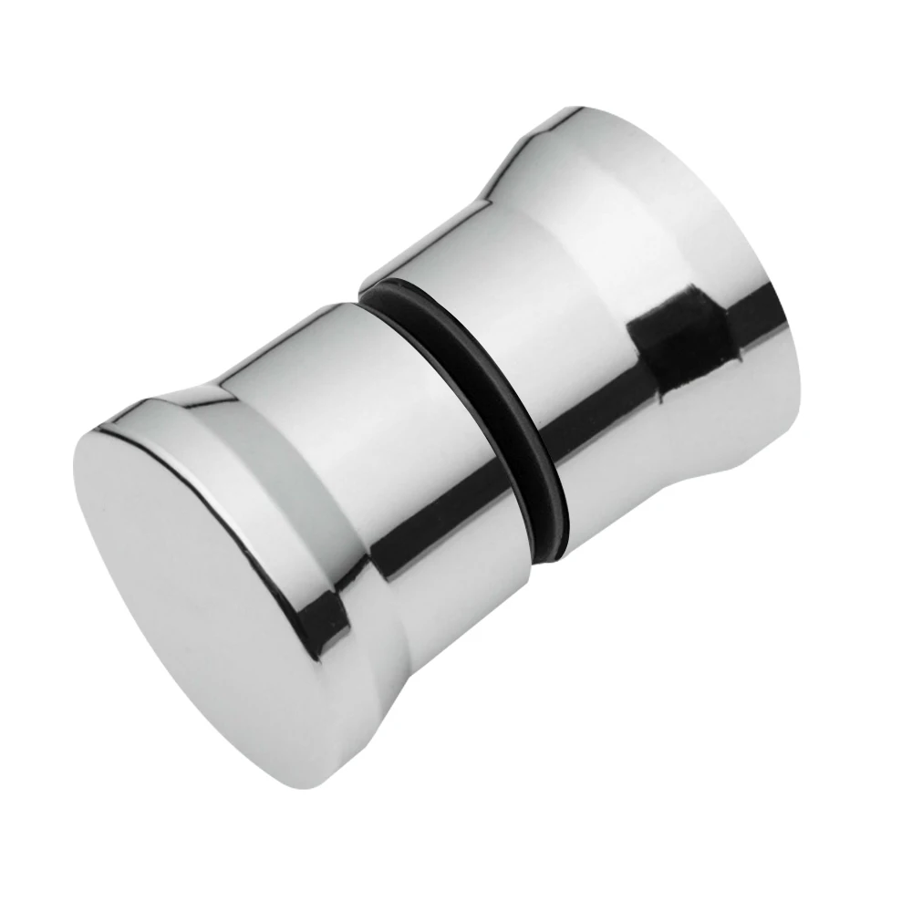 Handle HandlDoor Knob Bathroom Door Replacement Handle Chrome Plastic Handle Silver Wine Cabinet Handle Shower Glass Door Pulls view 6