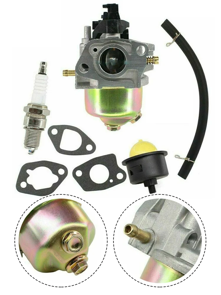Lawn Mower Garden Tool Kit Carburador Spark Plug Primer da Bomba Junta Mangueira para Junta Gc-pm 46 s Gc-pm 51 s hw Hbm 46 r