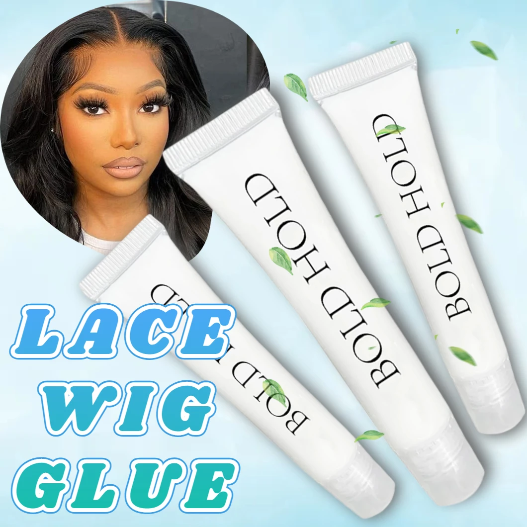 6pcs/Lot Lace Wig Adhesive Waterproof Hair Glue Lace Front Wig Glue Invisible Bonding Glue For Oily Skin Hairpiece Frontal