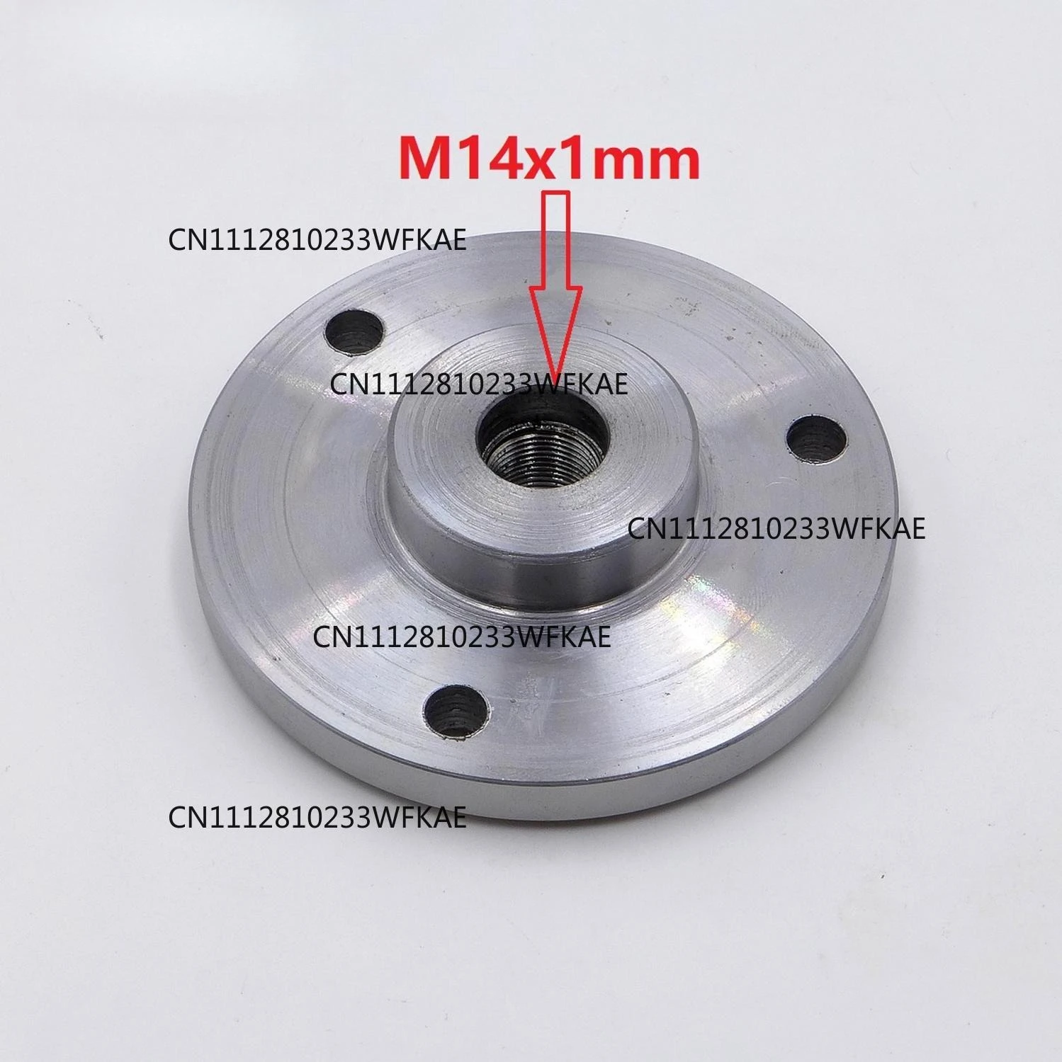 OVER 40 SOLD M14x1mm M14 Spindle Thread Chuck Flange Back Plate Base Adapter K11-80 K12-80 K11-100 K12-100 K11-125 K12-125