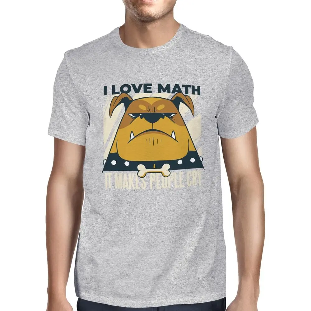 Mens I Love Math It Makes People Cry  T-ShirtUnisex Women's Summer Cotton Luxury Brand Retro OversizedUnisex T-shirts for Men Wo