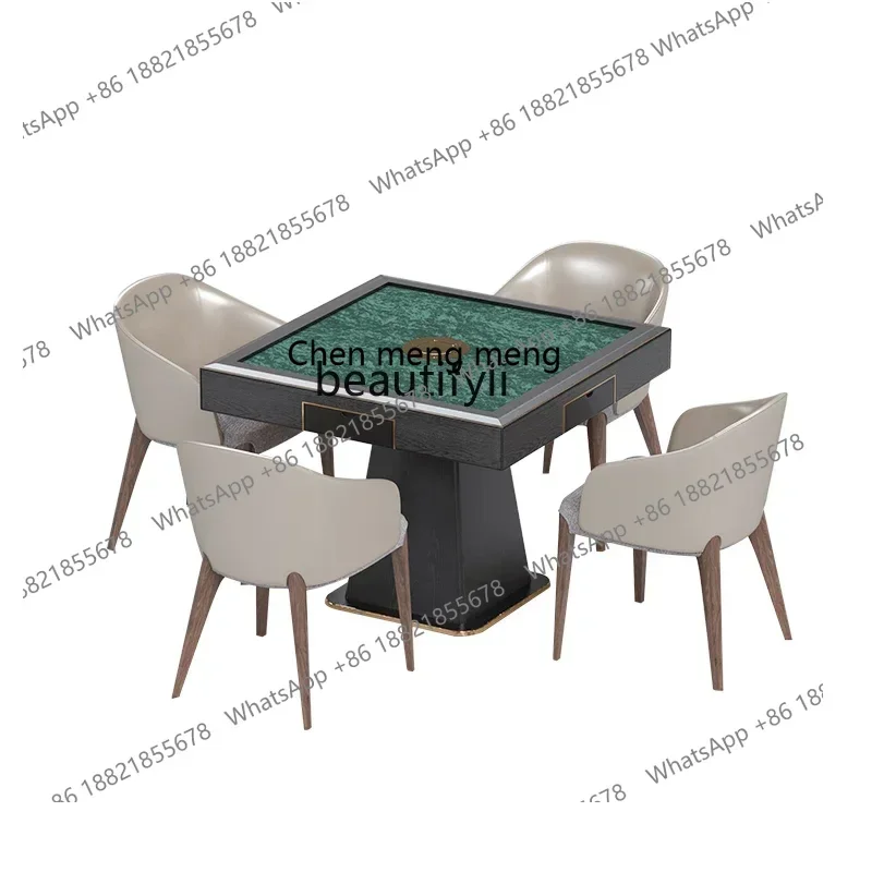 ss cn8350 ss 8350 New Chinese Style Solid Wood Mahjong Table Chess Table Dining Table Home High-End Automatic Mahjong Machine
