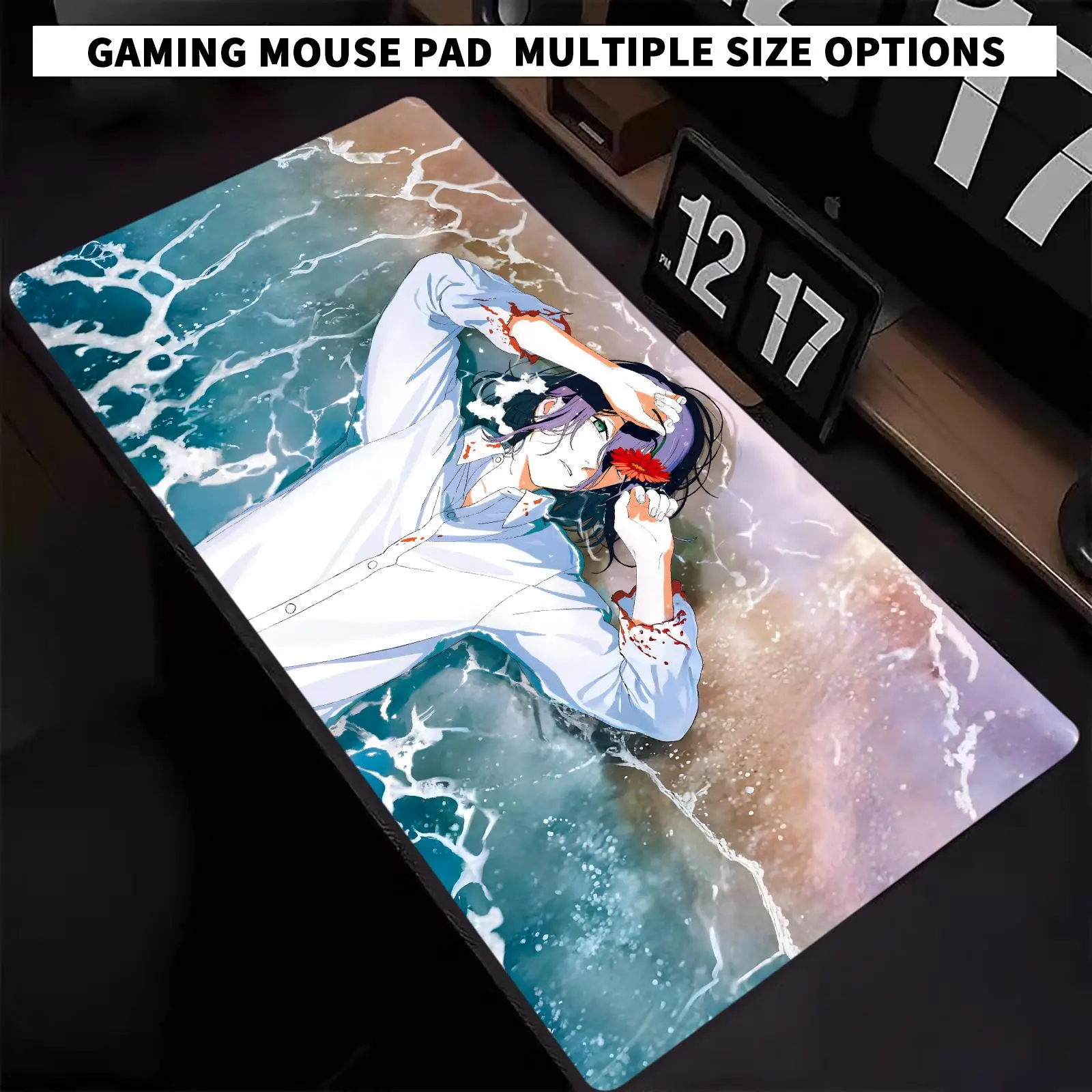 Mouse Pads Large Gaming Mousepad anime Chainsaw Man Mouse Pad XXL Keyboard Gamer Mouse Pad Laptop Desk Mat Mouse Mats