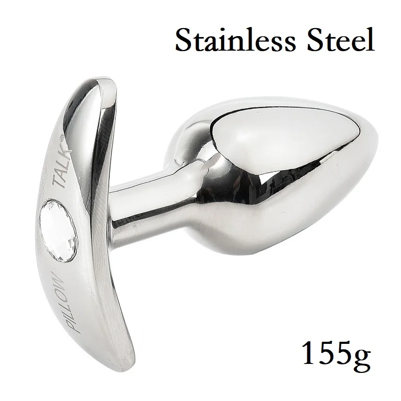 Heavy Stainless Steel Anal Ball Butt Plug Small Size Metal Wearable Anal Beads Butt Plug Insert Ass Vaginal Sex Toy dildo