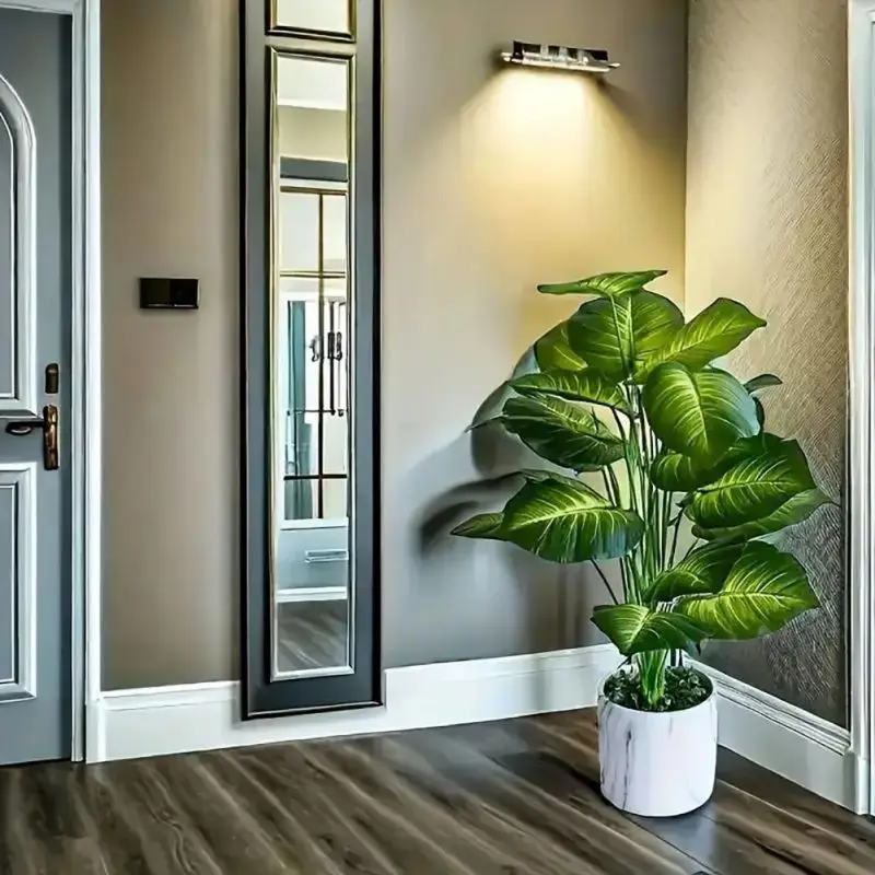 

Artificial Green Plant Tree, Lifelike Fake Foliage for Indoor Outdoor Home Garden Decor Realistic Fake Topiary Plant for Privacy