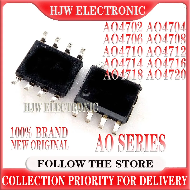 (10piece)100% New AO4702 AO4704 AO4706 AO4708 AO4710 AO4712 AO4714 AO4716 AO4718 AO4720 sop-8 Chipset