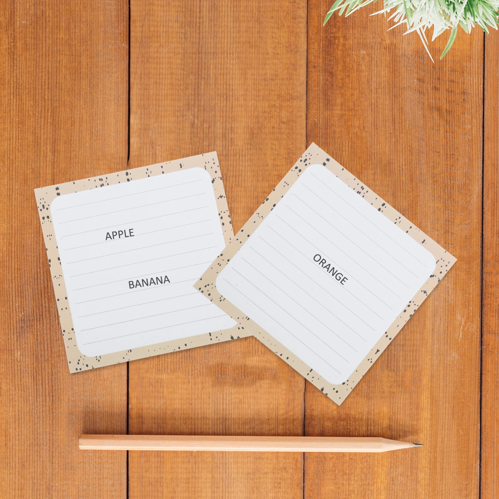 

5 Books Memo Notepads Cream Blue Planner Papers Small Index Card Record Notebooks Writing Speech Cards Notebook Pad