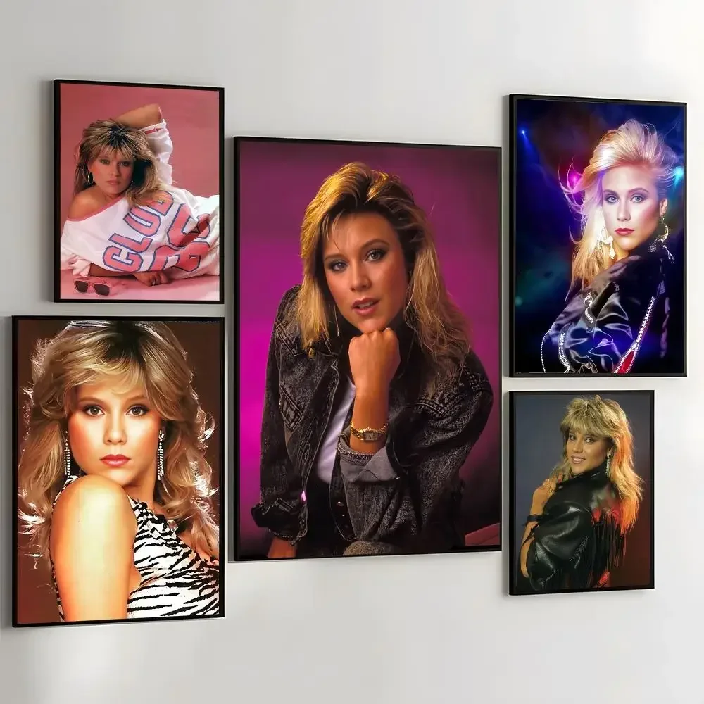 S-Samantha Fox Painting Calligraphy Self Adhesive Wall Art Waterproof Print For Bedroom Hallway Home Decor