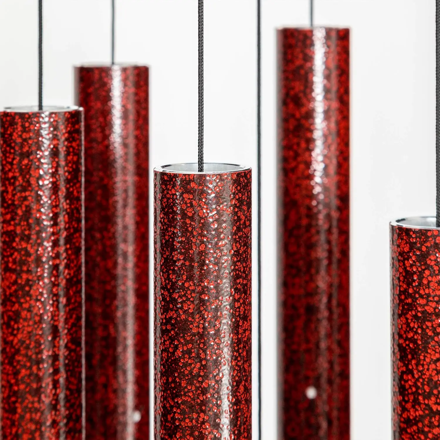44 Inch Ruby Splash Wind Chime Patio Backyard Garden Outdoor Decor Aluminum Chime Made USA