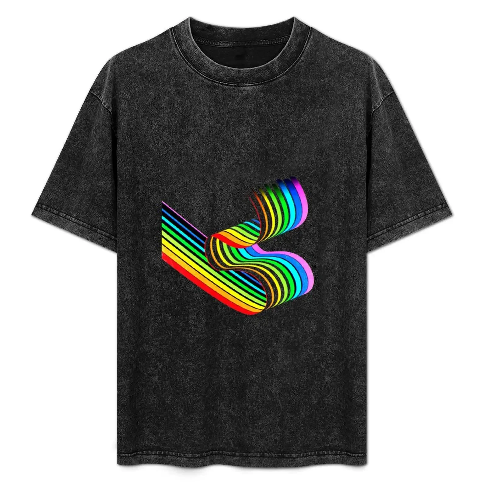 

Aphex Twin Rainbow . T-Shirt T-shirts oversize Short sleeve tee basketball graphic tees football t shirt Short sleeve tee men