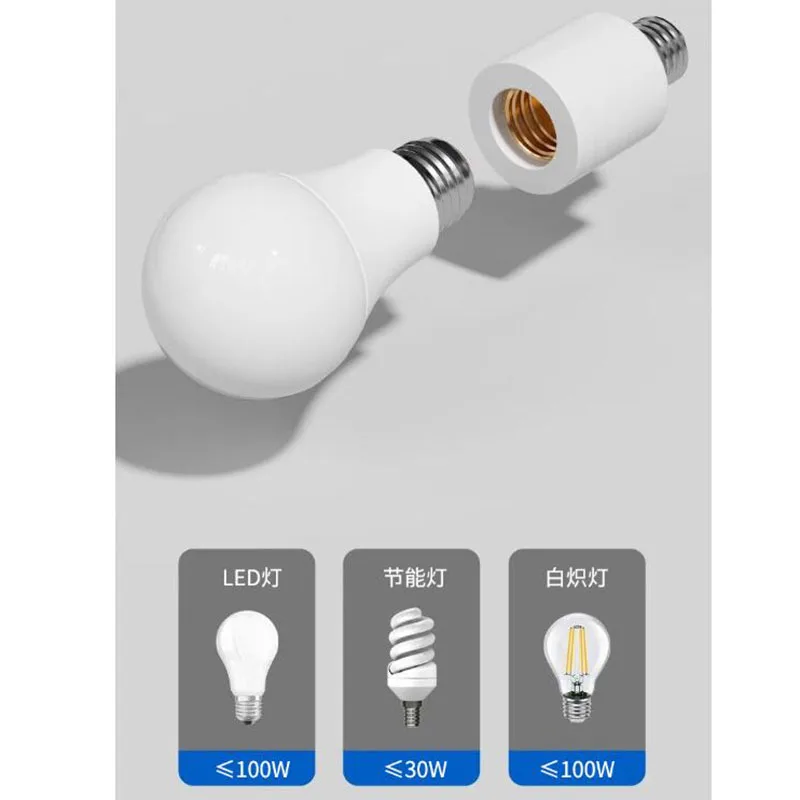 E27 or B22 Remote Control Light Bulb Base Socket Smart Timer Switch Wireless 8m Lamp Holder AC 110V 220V ON Off O1