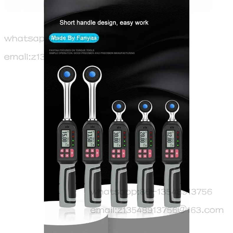 Digital torque wrench DG2 series preset adjustable ratchet precision production automotive maintenance tools