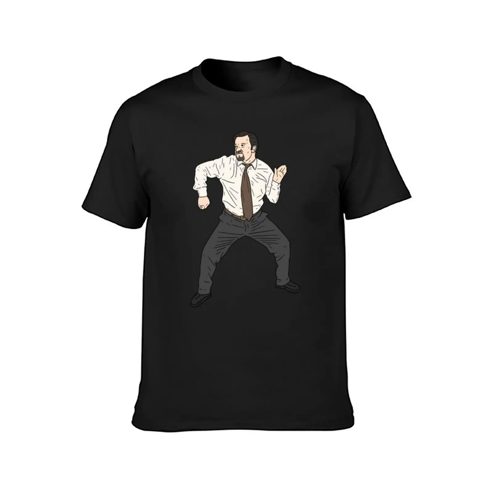 David Brent Dance T-Shirt vintage blanks heavyweights summer tops men graphic t shirts