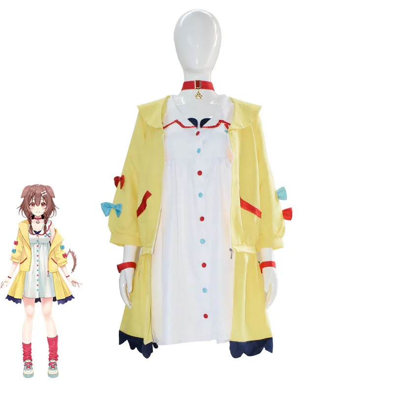vtuber-inugami-korone-costume-cosplay-parrucca-coda-donna-abito-carino-gonna-cappotto-accessori-uniformi-abiti-da-festa-di-carnevale-di-halloween