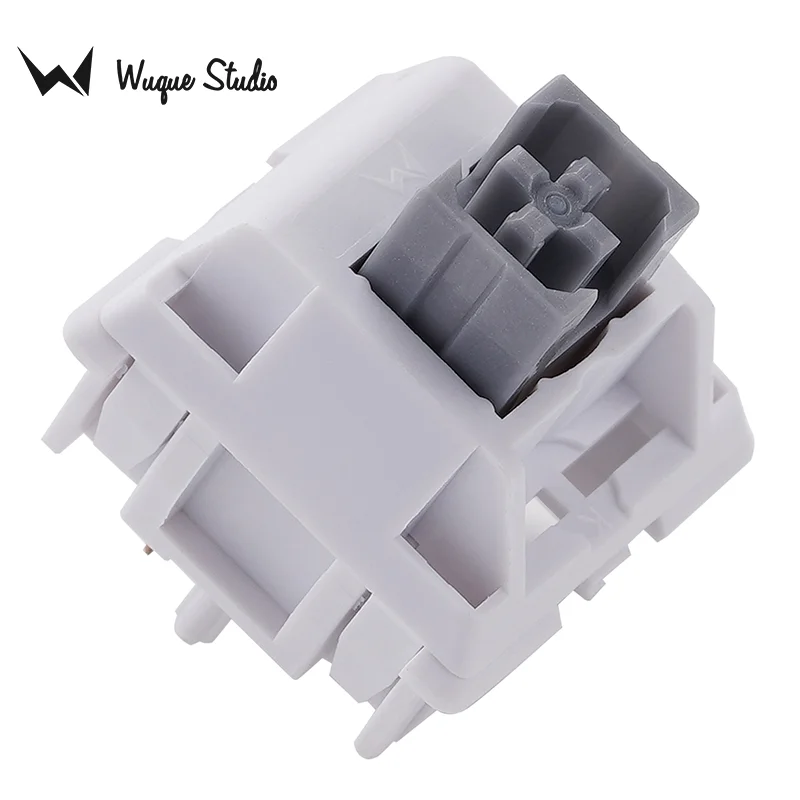 Imagem -05 - Wuquestudio ws Switch Sentimento Tátil Linear Silencioso Carcaça de Nylon Pom Stem Lubed Primavera de Estágio Único 35 Pcs 635g