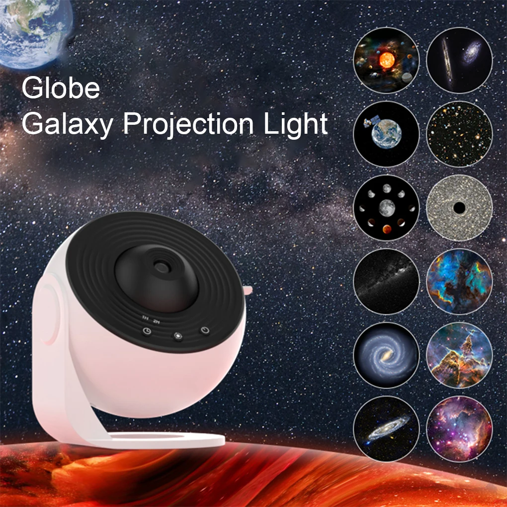 Night Light Galaxy Projector Starry Sky Projector 360° Rotate Planetarium Lamp For Kids Bedroom Valentines Day Gift Wedding Deco