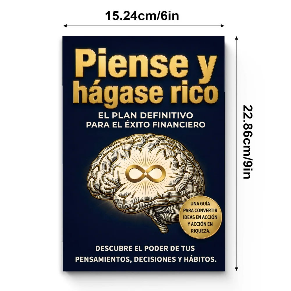Piense y hágase rico, edición en español, mentalidad de riqueza, hábitos de éxito y crecimiento personal