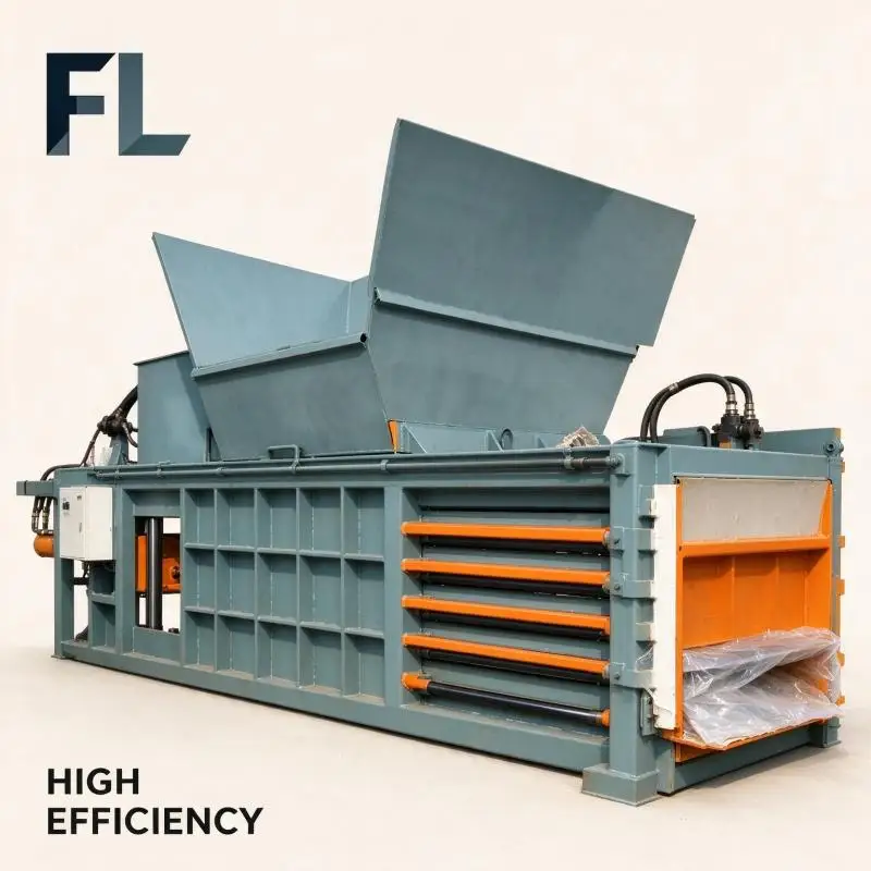 Hydraulic Baler Vertical Scrap Baling Machine Compact Structure for Warehouse Cardboard Waste Reduction