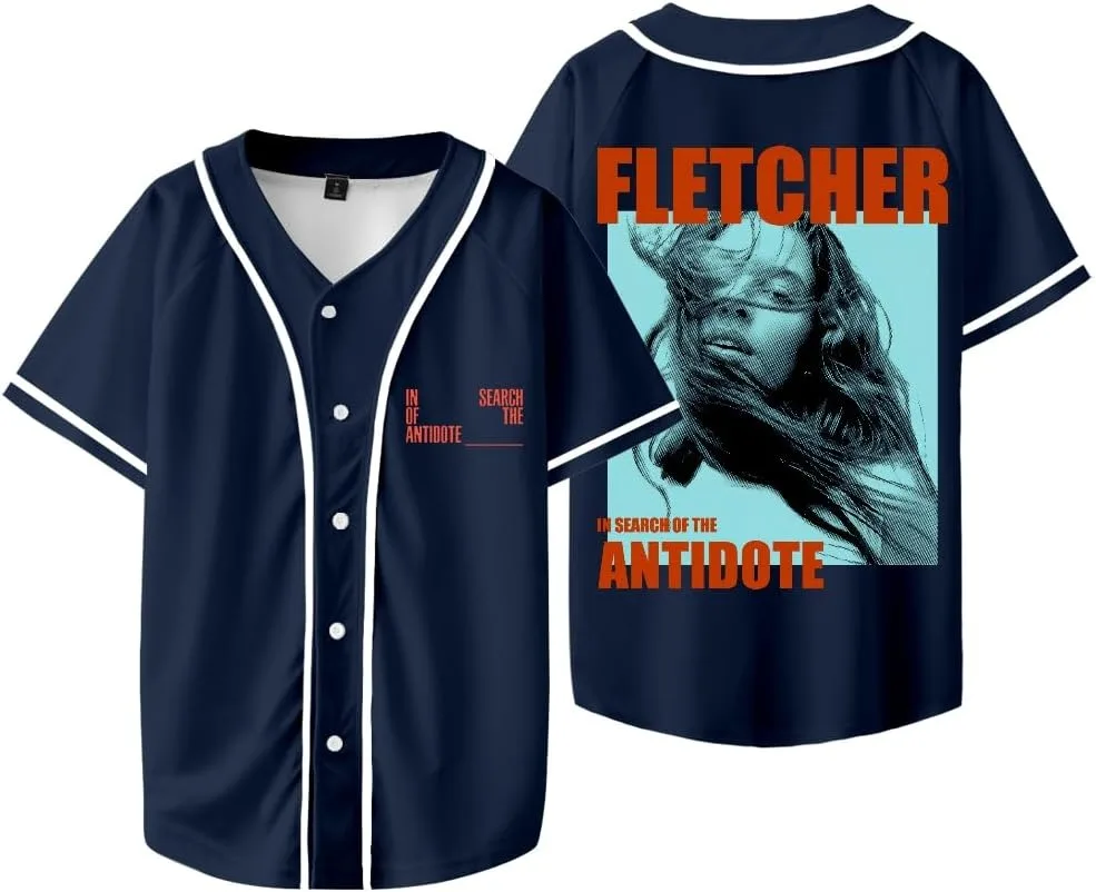 Fletcher Antidote Tour Merch Baseball Jacket Summer Women Men Fashion Casual Short Sleeve T-Shirts