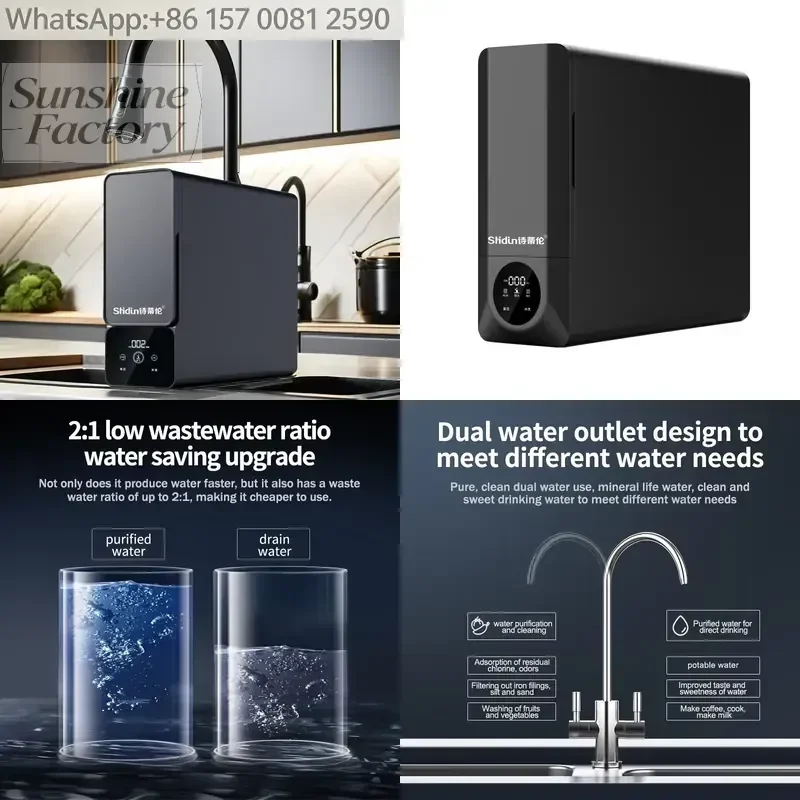 Wholesale Ro Water Purifier Reverse Osmosis 600G 800G 1000G Ro Cabinet Water Purifier Whole House Domestic Ro Water Purifier