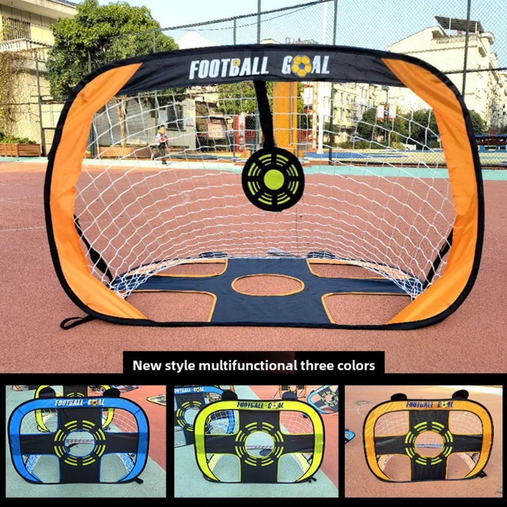 

Football Goal Net 3 in 1Portable Soccer Gate Sports Agility Training Target Practice Pop Up