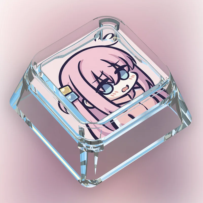 Bocchi The Rock Series Keycaps Diy Resin Pc Translucent Xda Height Keycaps Gotoh Hitori Yamada Ryo Anime Cute Keycap Single