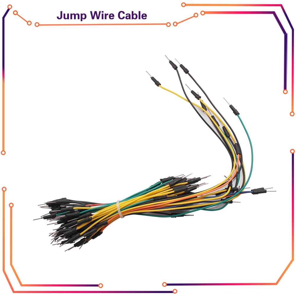 

65pcs Jump Wire Cable Male to Male Jumper Wire for Arduino Breadboard EC9