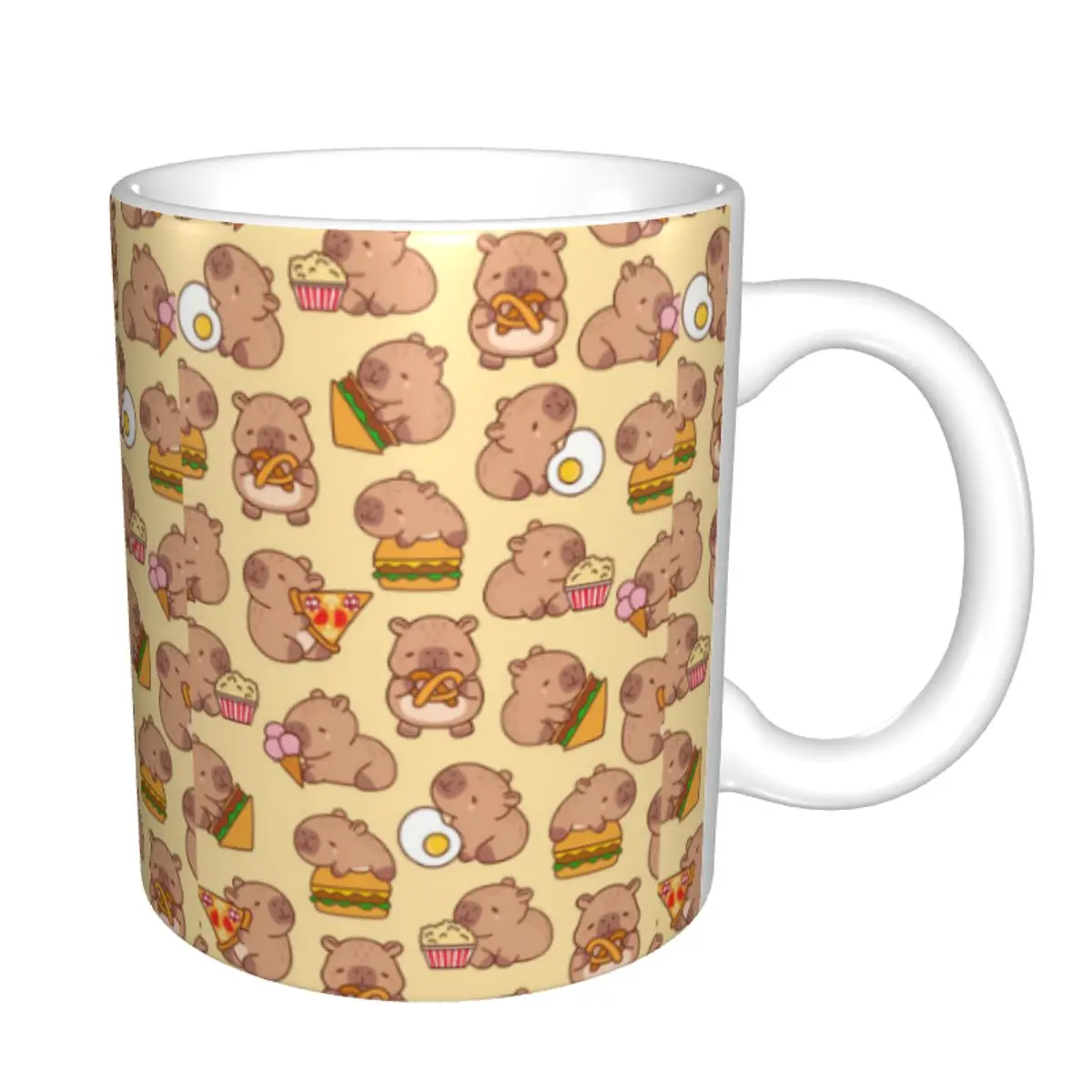 Personalized Funny Capybara Coffee Mug DIY Ceramic Milk Tea Cups